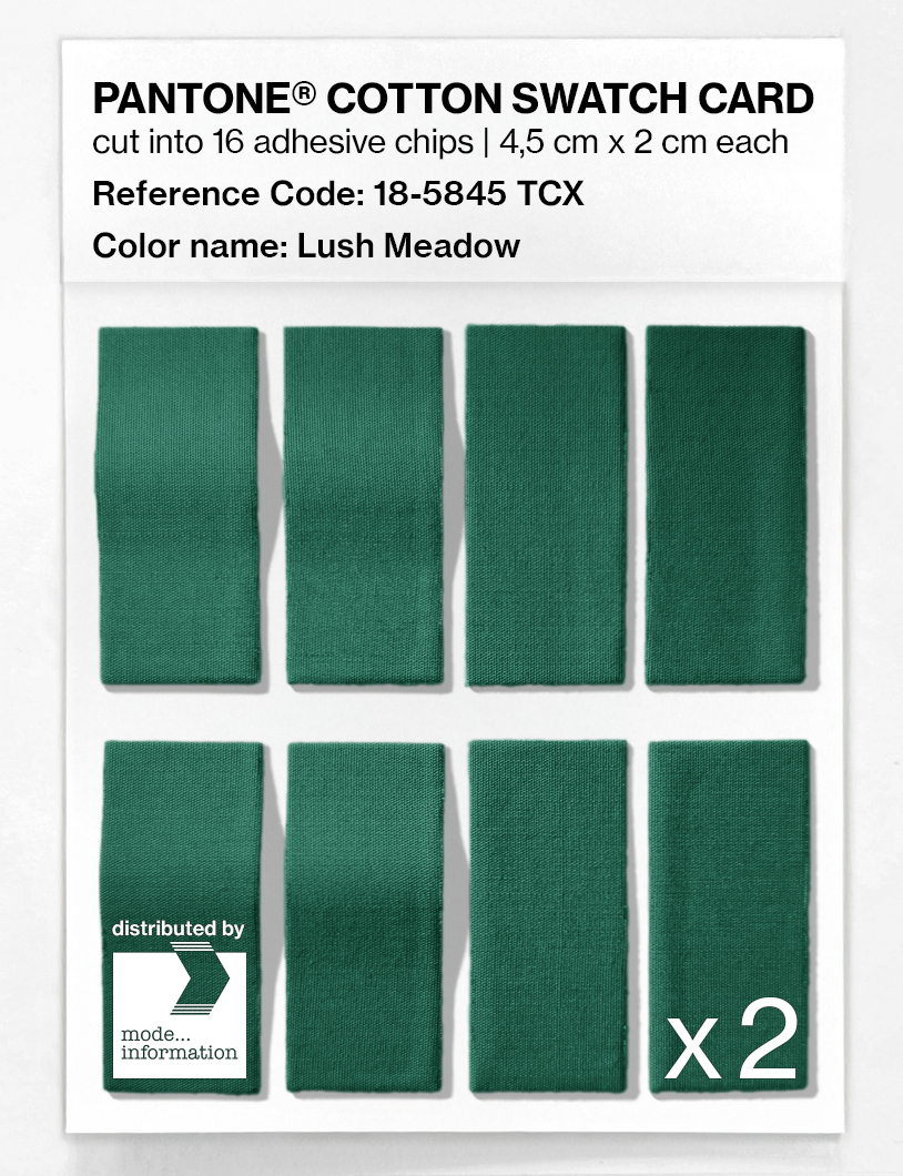 Artikelbild 5 des Artikels “PANTONE® COTTON SWATCH CARD 18-5845 TCX Lush Meadow “