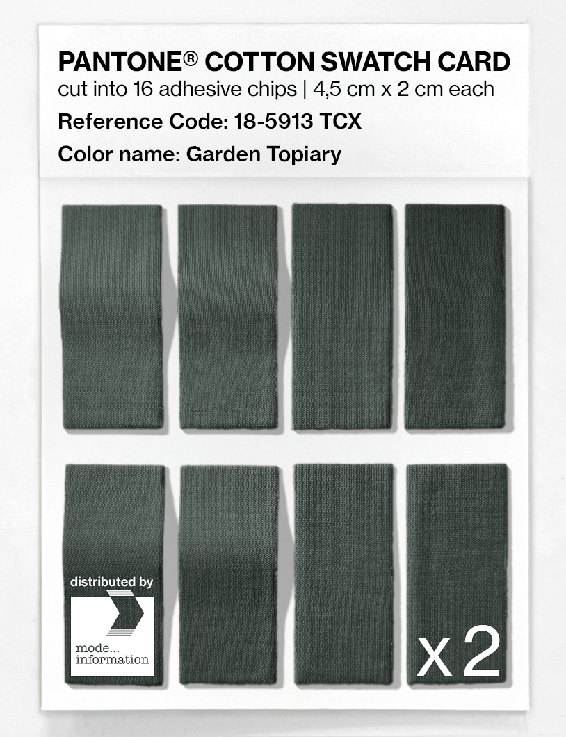 Artikelbild 5 des Artikels “PANTONE® COTTON SWATCH CARD 18-5913 TCX Garden Topiary “