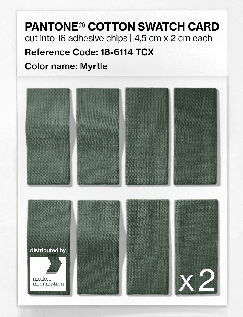 Artikelbild 5 des Artikels “PANTONE® COTTON SWATCH CARD 18-6114 TCX Myrtle “