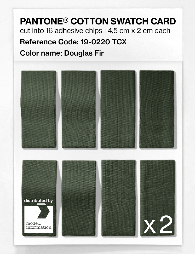 Artikelbild 5 des Artikels “PANTONE® COTTON SWATCH CARD 19-0220 TCX Douglas Fir “