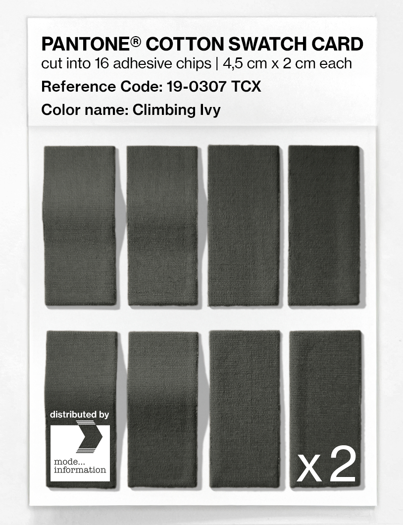 Artikelbild 5 des Artikels “PANTONE® COTTON SWATCH CARD 19-0307 TCX Climbing Ivy “