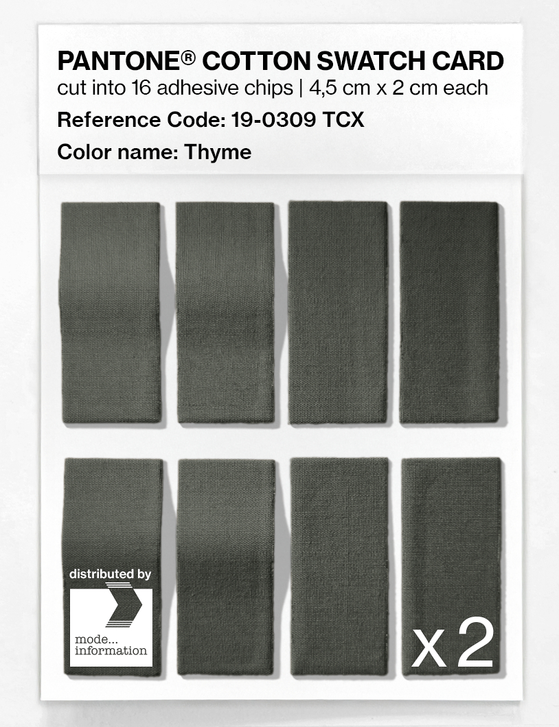 Artikelbild 5 des Artikels “PANTONE® COTTON SWATCH CARD 19-0309 TCX Thyme “