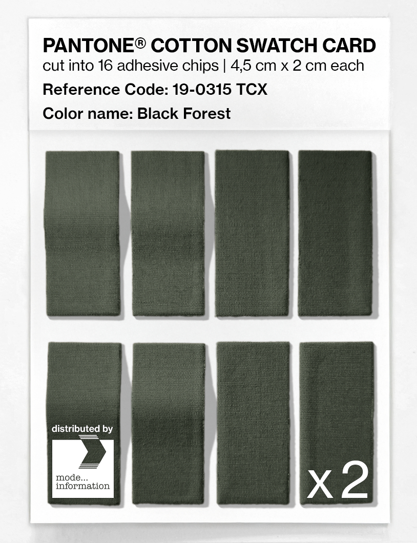 Artikelbild 5 des Artikels “PANTONE® COTTON SWATCH CARD 19-0315 TCX Black Forest “