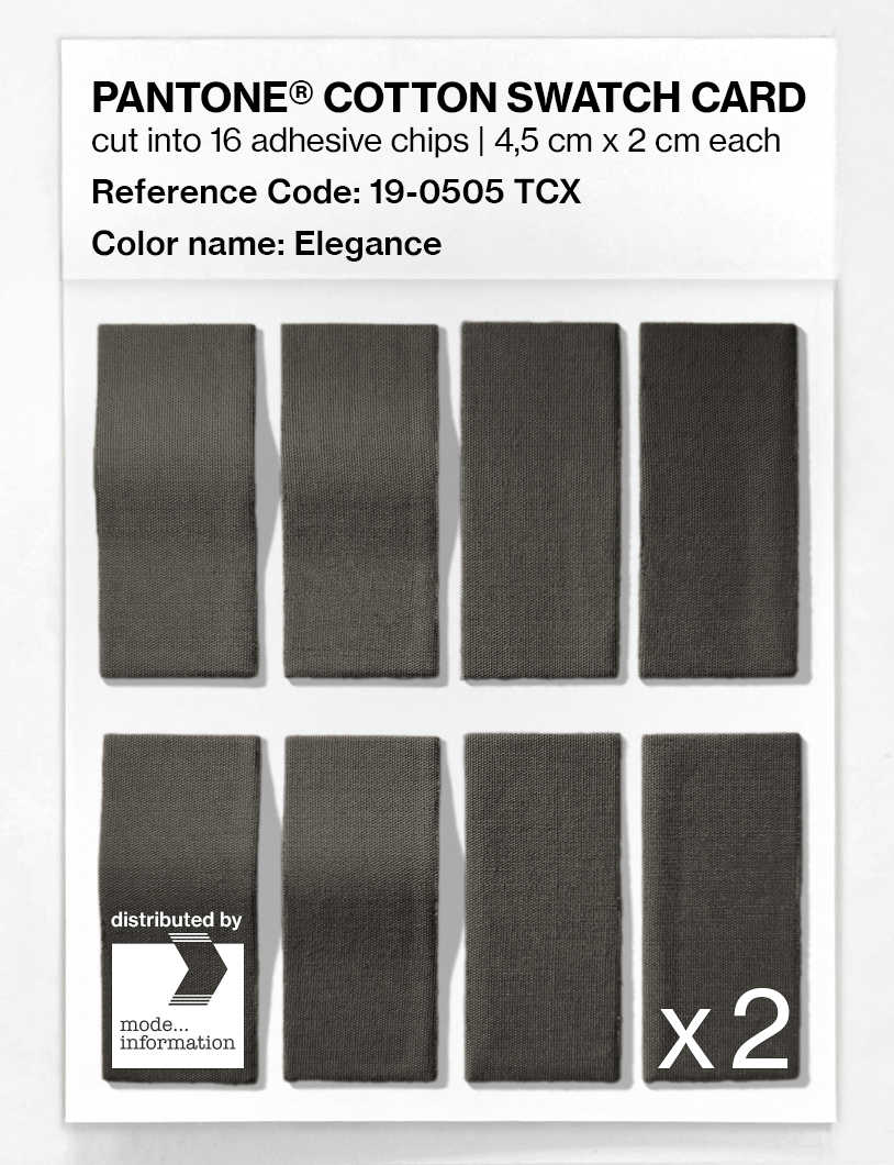 Artikelbild 5 des Artikels “PANTONE® COTTON SWATCH CARD 19-0505 TCX Elegance “