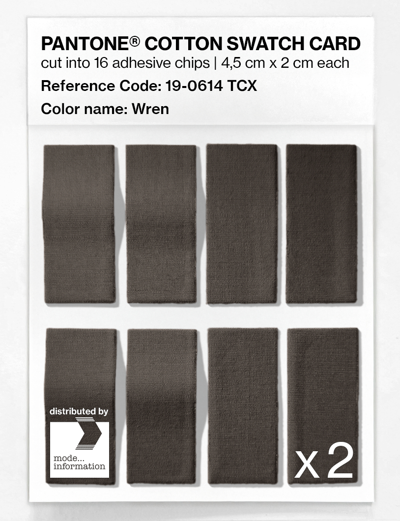 Artikelbild 5 des Artikels “PANTONE® COTTON SWATCH CARD 19-0614 TCX Wren “