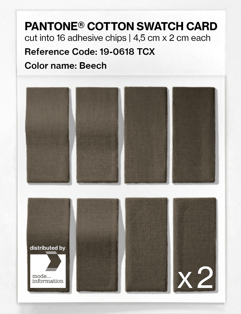Artikelbild 5 des Artikels “PANTONE® COTTON SWATCH CARD 19-0618 TCX Beech “