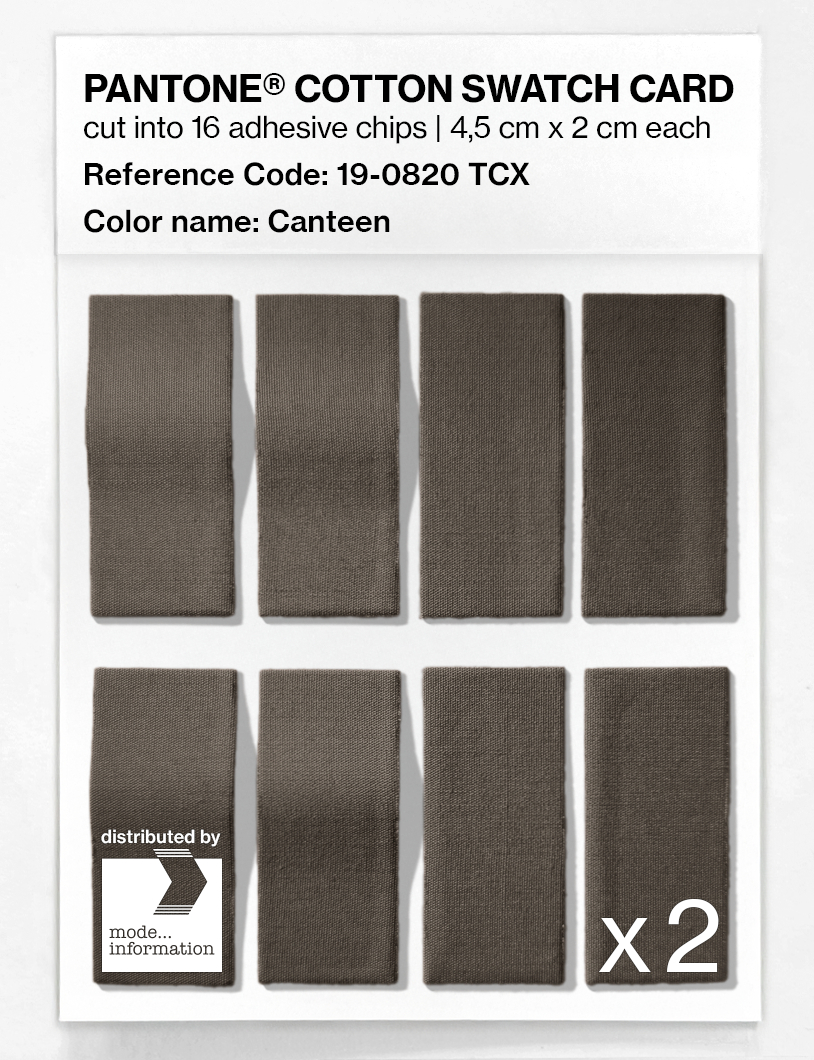 Artikelbild 5 des Artikels “PANTONE® COTTON SWATCH CARD 19-0820 TCX Canteen “