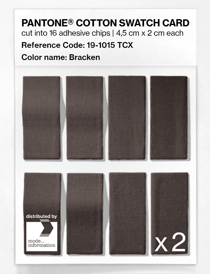 Artikelbild 5 des Artikels “PANTONE® COTTON SWATCH CARD 19-1015 TCX Bracken “