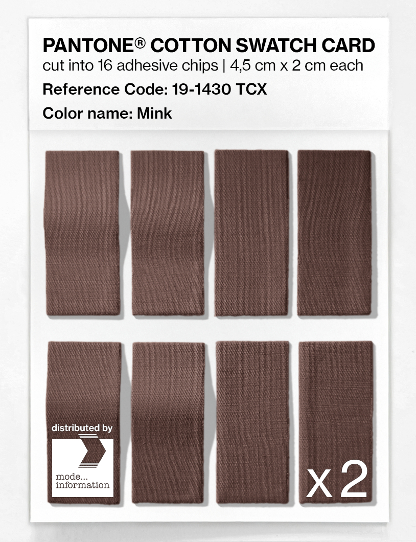 Artikelbild 5 des Artikels “PANTONE® COTTON SWATCH CARD 19-1430 TCX Mink “