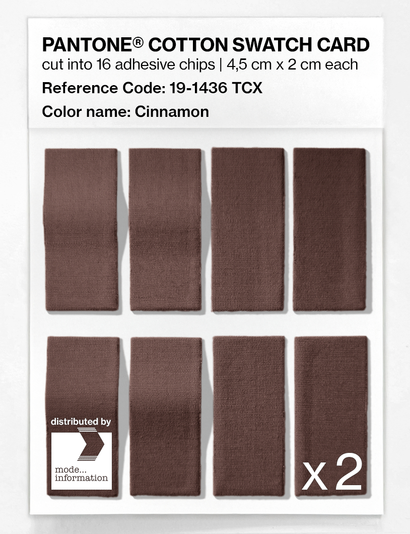 Artikelbild 5 des Artikels “PANTONE® COTTON SWATCH CARD 19-1436 TCX Cinnamon “