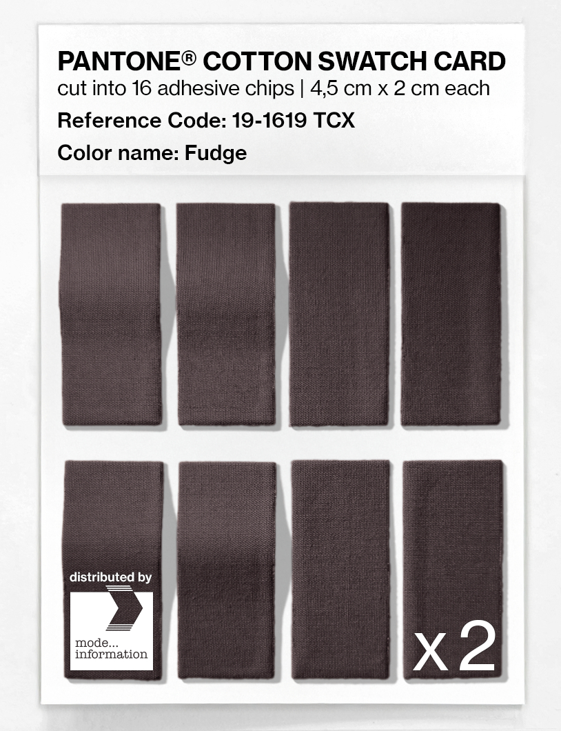 Artikelbild 5 des Artikels “PANTONE® COTTON SWATCH CARD 19-1619 TCX Fudge “