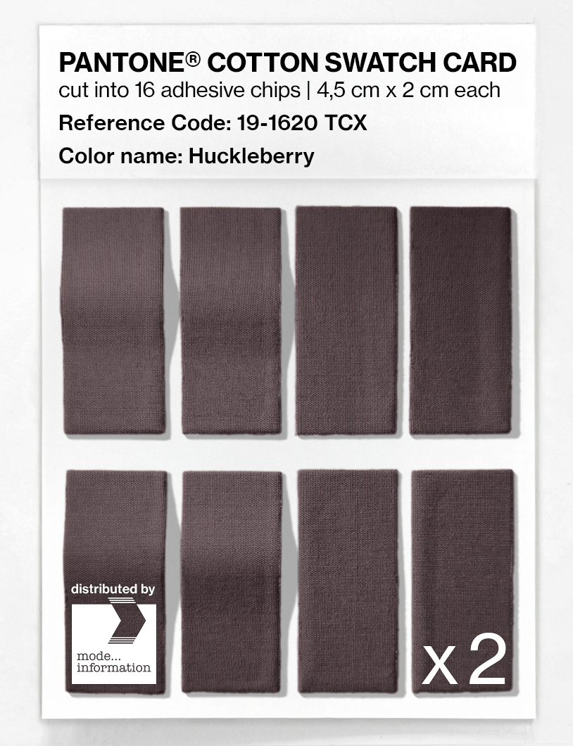 Artikelbild 5 des Artikels “PANTONE® COTTON SWATCH CARD 19-1620 TCX Huckleberry “