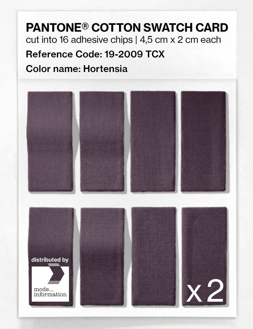 Artikelbild 5 des Artikels “PANTONE® COTTON SWATCH CARD 19-2009 TCX Hortensia “