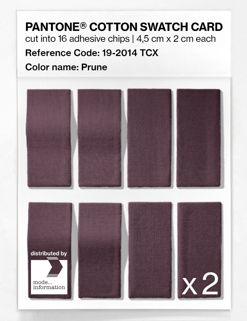 Artikelbild 5 des Artikels “PANTONE® COTTON SWATCH CARD 19-2014 TCX Prune “