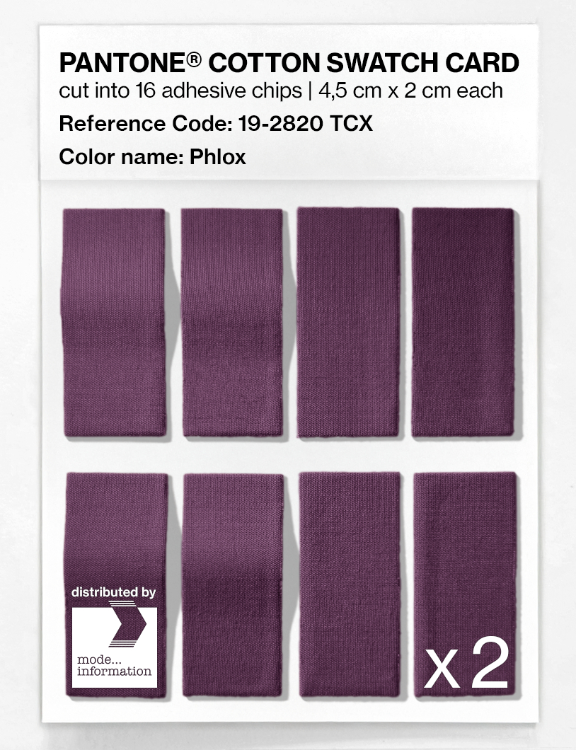 Artikelbild 5 des Artikels “PANTONE® COTTON SWATCH CARD 19-2820 TCX Phlox “