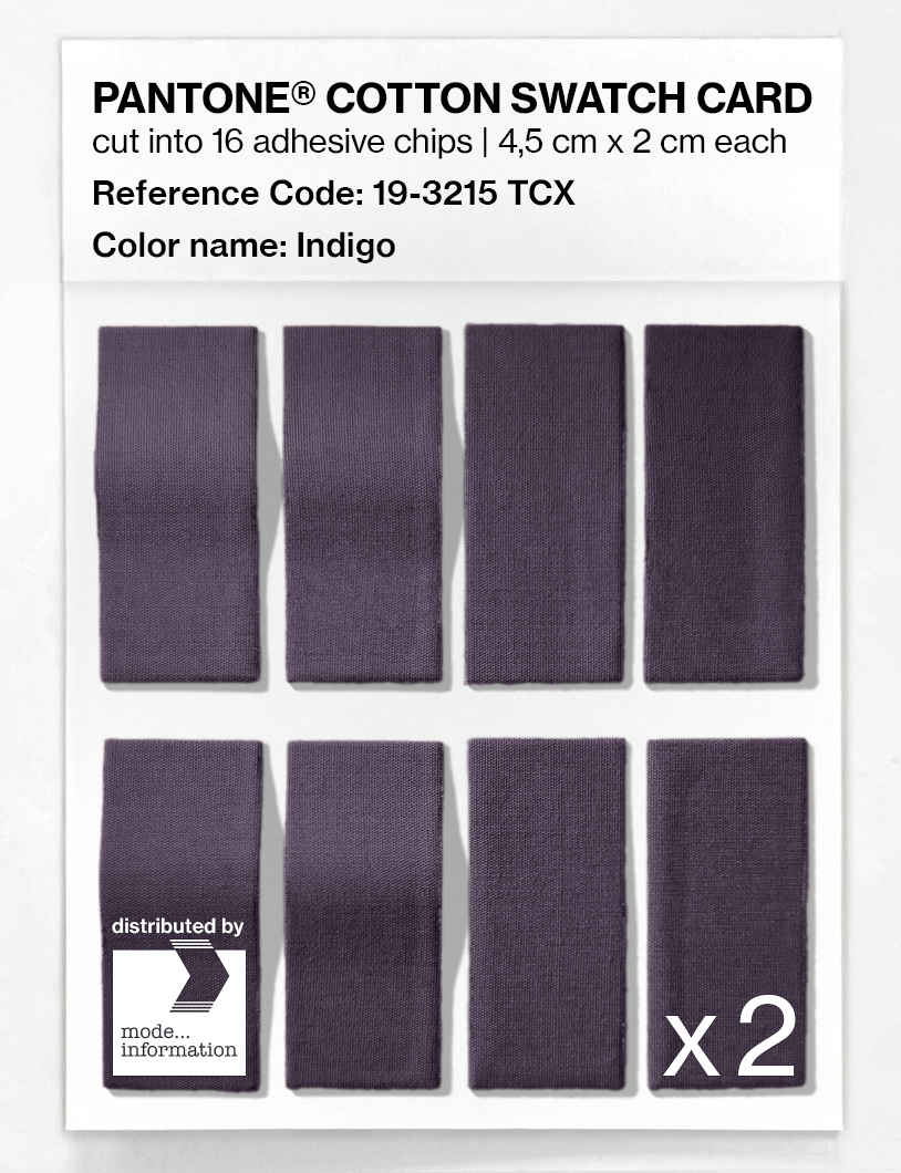 Artikelbild 5 des Artikels “PANTONE® COTTON SWATCH CARD 19-3215 TCX Indigo “
