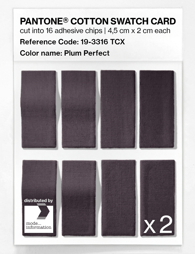 Artikelbild 5 des Artikels “PANTONE® COTTON SWATCH CARD 19-3316 TCX Plum Perfect “