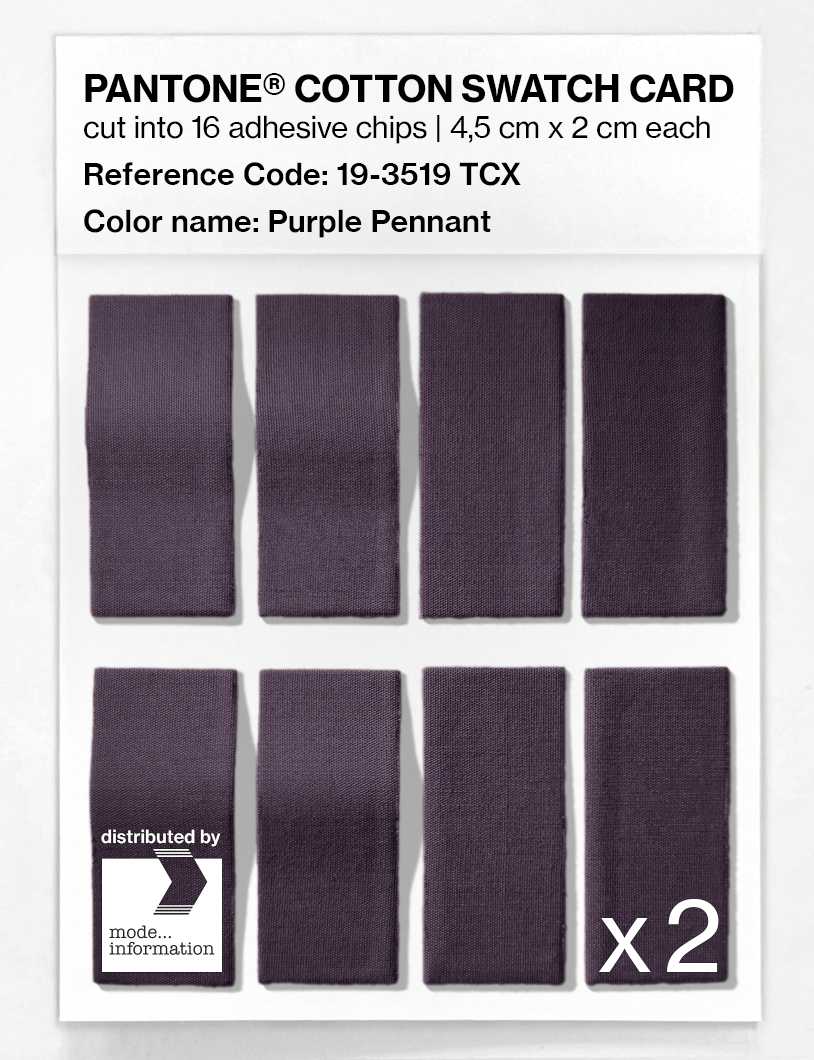 Artikelbild 5 des Artikels “PANTONE® COTTON SWATCH CARD 19-3519 TCX Purple Pennant “