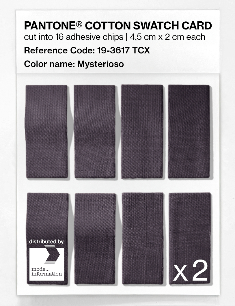Artikelbild 5 des Artikels “PANTONE® COTTON SWATCH CARD 19-3617 TCX Mysterioso “