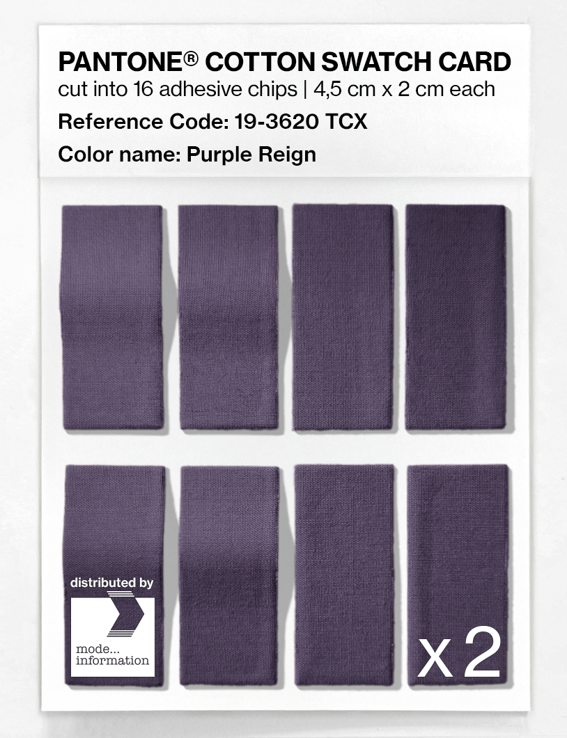 Artikelbild 5 des Artikels “PANTONE® COTTON SWATCH CARD 19-3620 TCX Purple Reign “