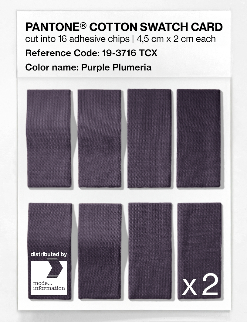 Artikelbild 5 des Artikels “PANTONE® COTTON SWATCH CARD 19-3716 TCX Purple Plumeria “