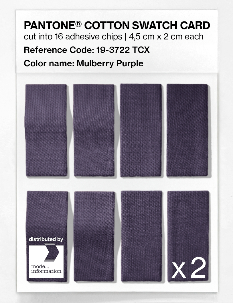 Artikelbild 5 des Artikels “PANTONE® COTTON SWATCH CARD 19-3722 TCX Mulberry Purple “