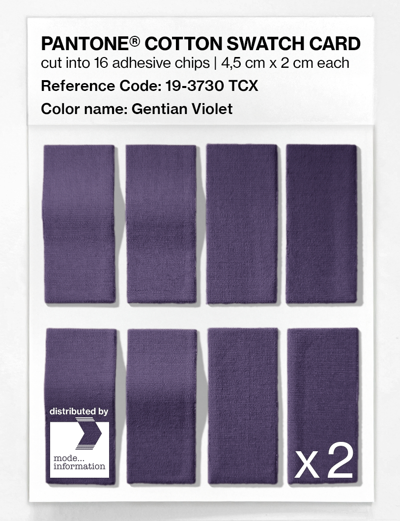 Artikelbild 5 des Artikels “PANTONE® COTTON SWATCH CARD 19-3730 TCX Gentian Violet “