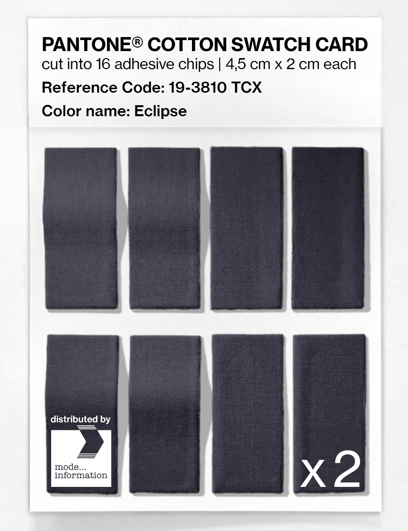 Artikelbild 5 des Artikels “PANTONE® COTTON SWATCH CARD 19-3810 TCX Eclipse “