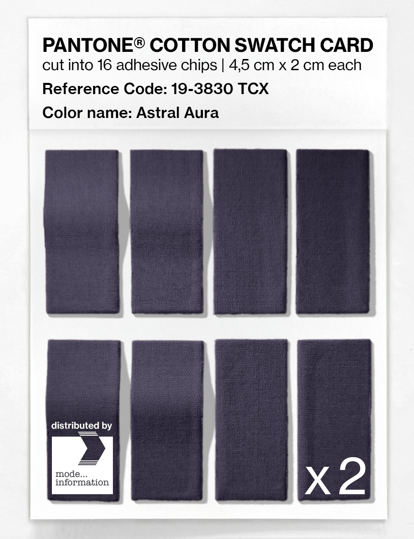 Artikelbild 5 des Artikels “PANTONE® COTTON SWATCH CARD 19-3830 TCX Astral Aura “