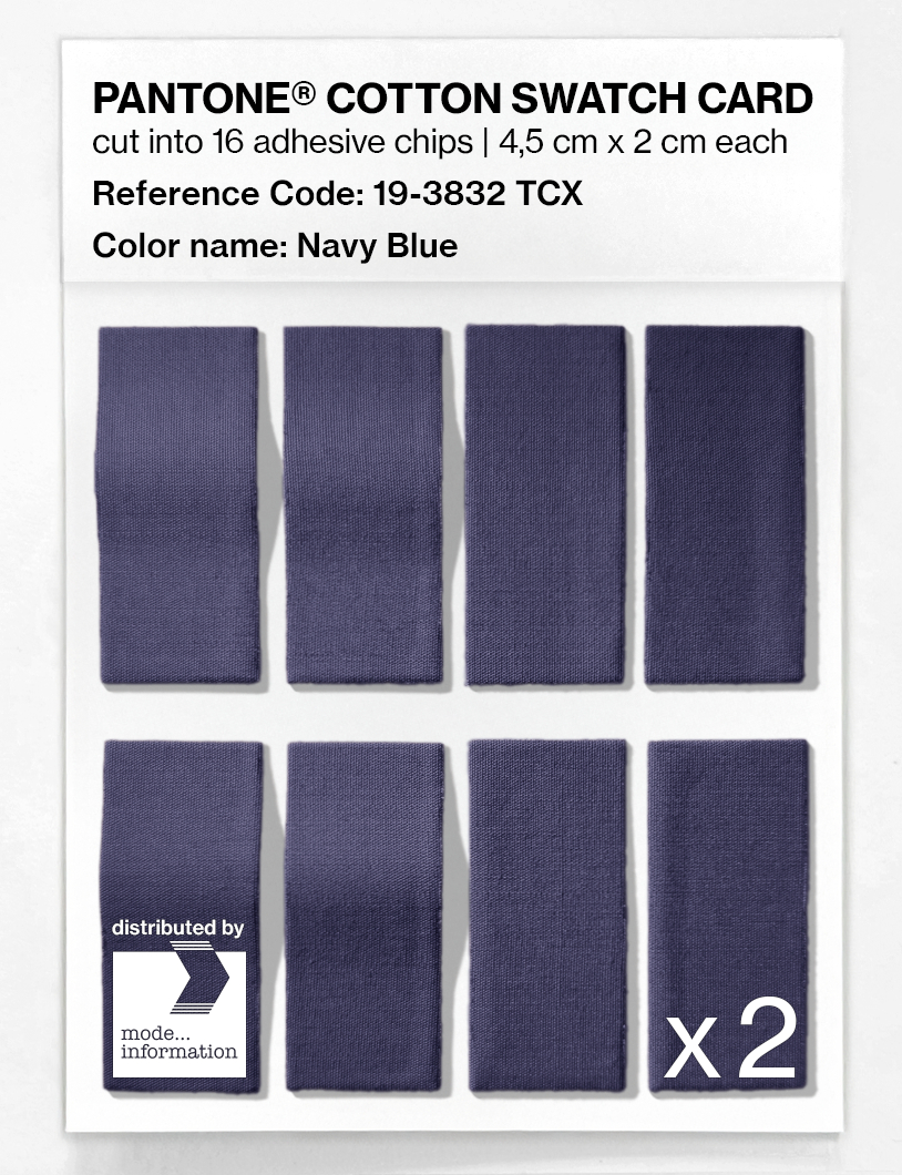 Artikelbild 5 des Artikels “PANTONE® COTTON SWATCH CARD 19-3832 TCX Navy Blue “