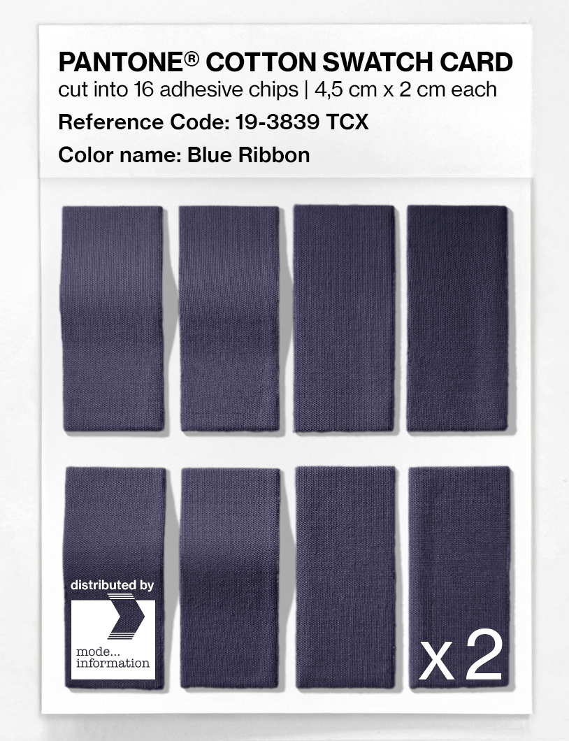 Artikelbild 5 des Artikels “PANTONE® COTTON SWATCH CARD 19-3839 TCX Blue Ribbon “