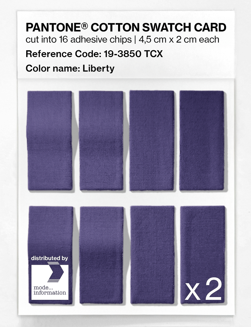 Artikelbild 5 des Artikels “PANTONE® COTTON SWATCH CARD 19-3850 TCX Liberty “