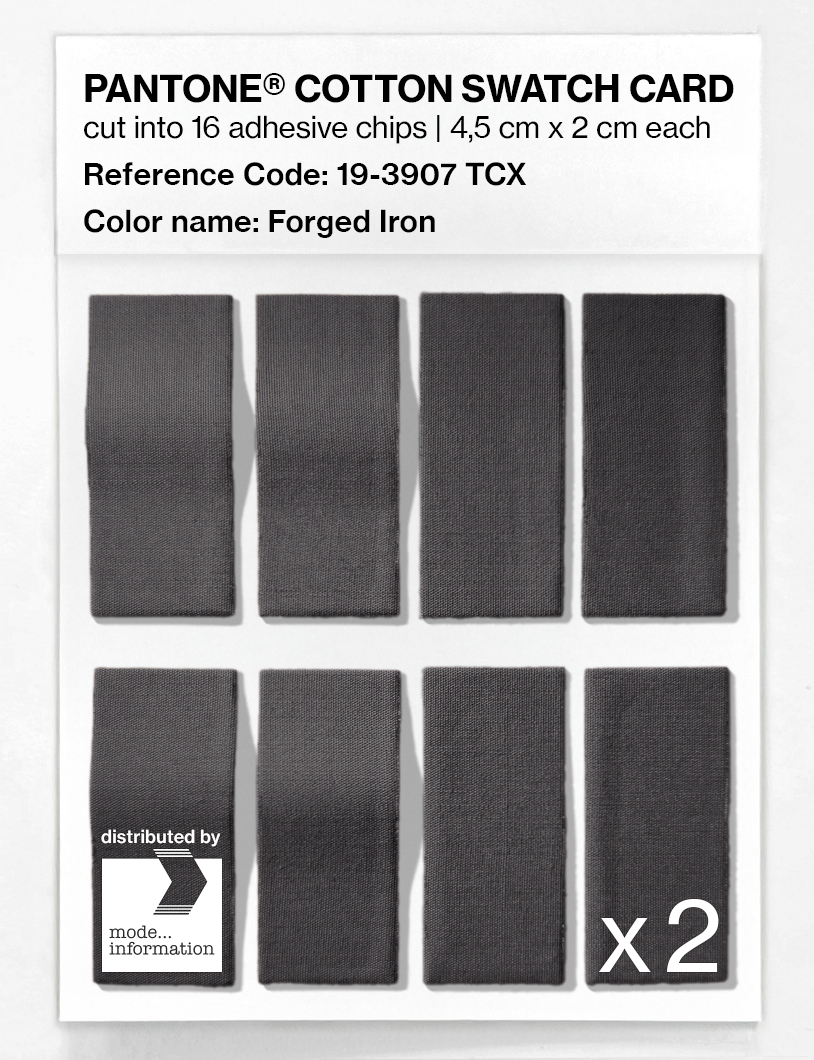 Artikelbild 5 des Artikels “PANTONE® COTTON SWATCH CARD 19-3907 TCX Forged Iron “