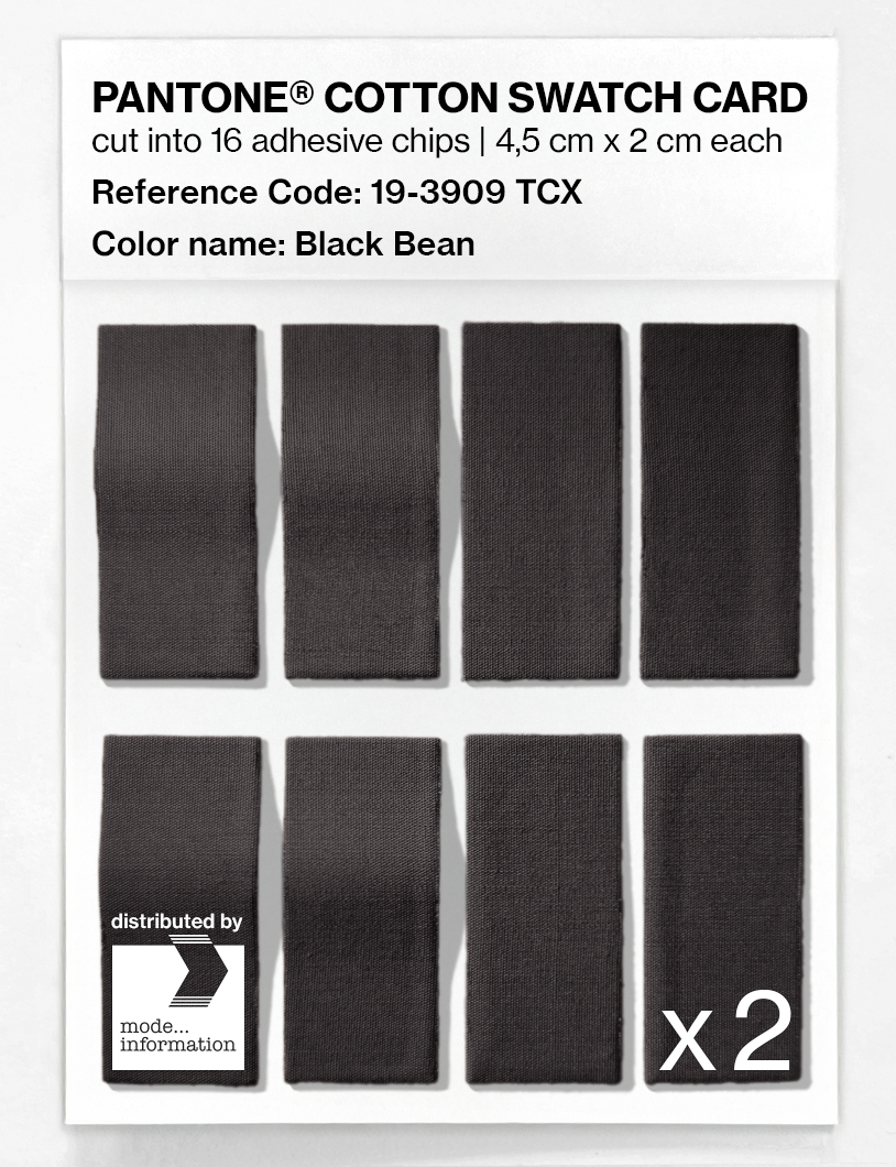 Artikelbild 5 des Artikels “PANTONE® COTTON SWATCH CARD 19-3909 TCX Black Bean “