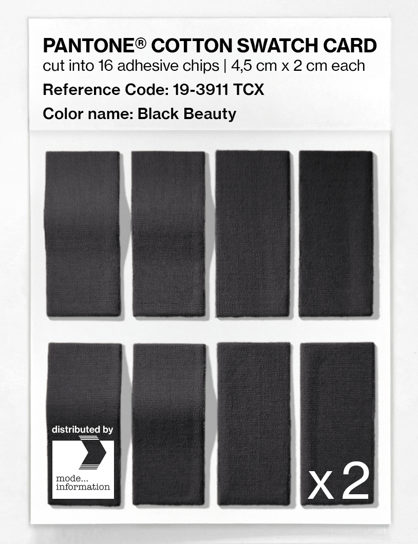 Artikelbild 5 des Artikels “PANTONE® COTTON SWATCH CARD 19-3911 TCX Black Beauty “
