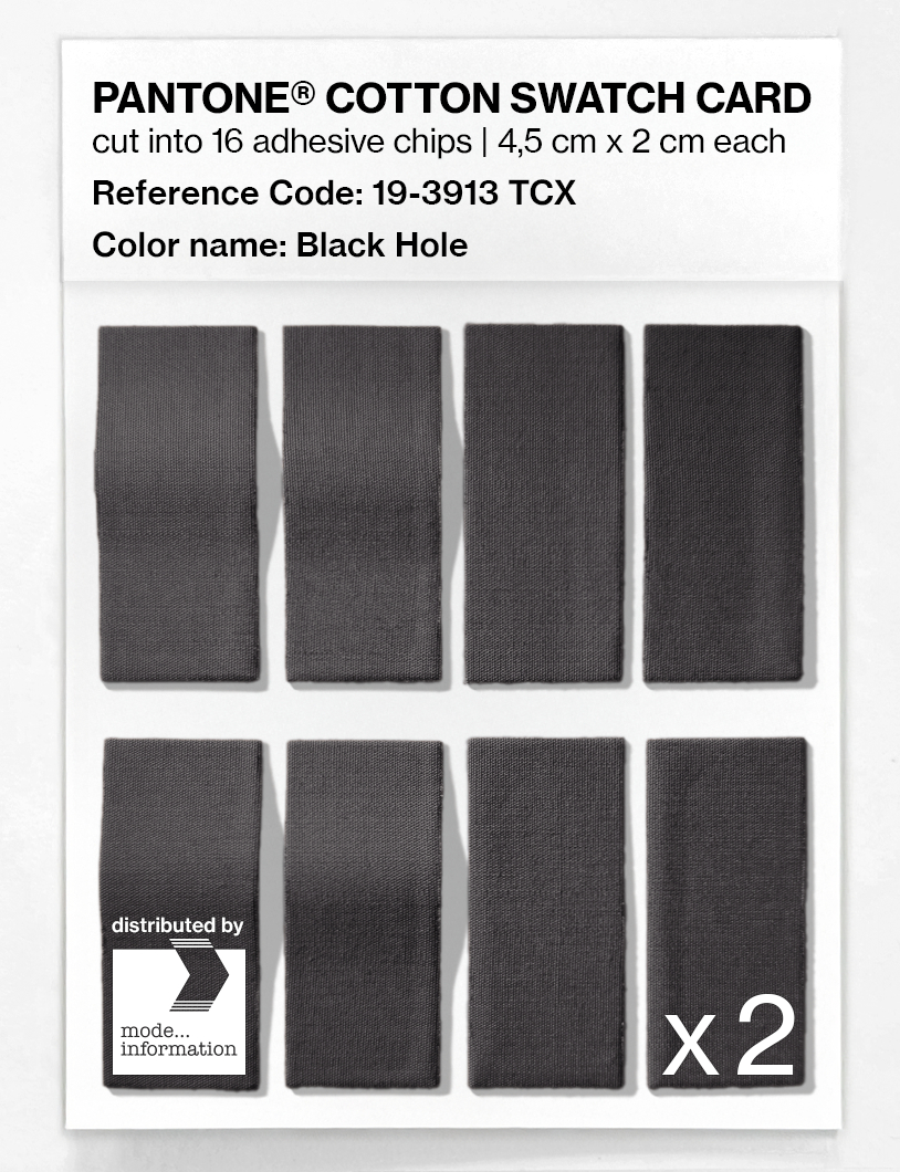 Artikelbild 5 des Artikels “PANTONE® COTTON SWATCH CARD 19-3913 TCX Black Hole “