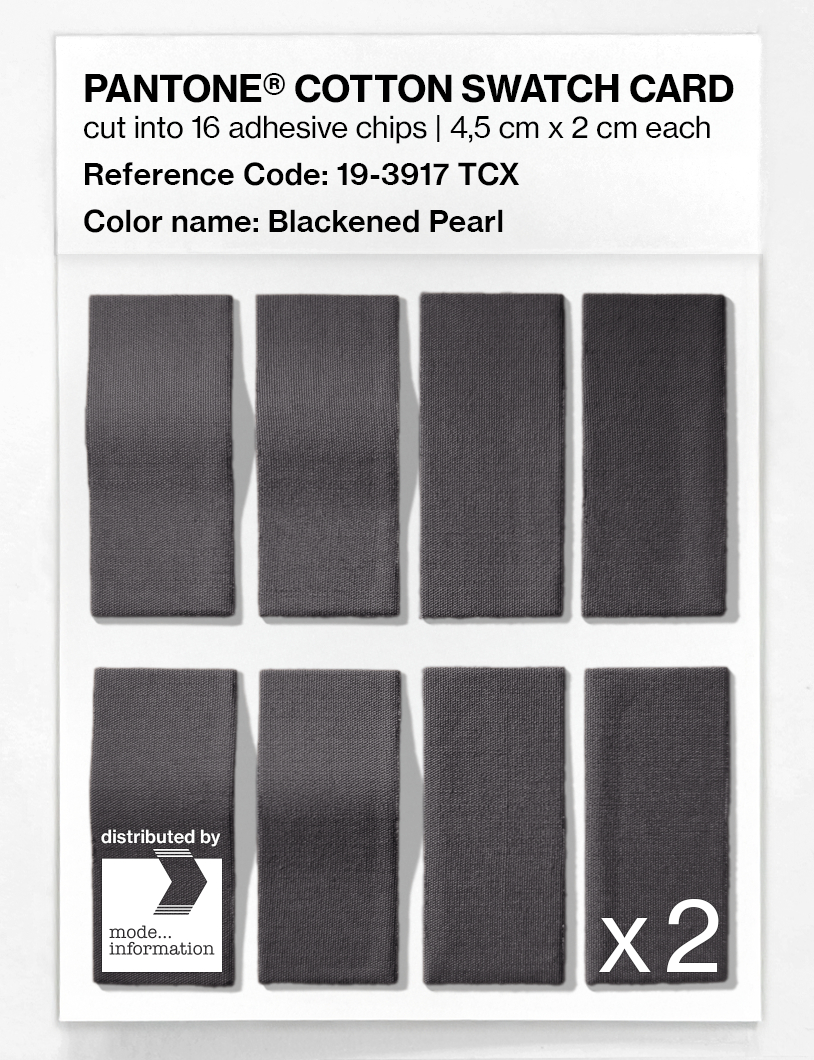 Artikelbild 5 des Artikels “PANTONE® COTTON SWATCH CARD 19-3917 TCX Blackened Pearl “