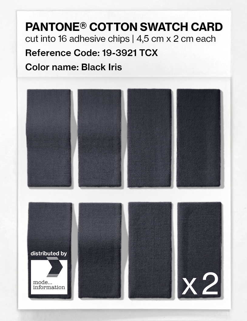 Artikelbild 5 des Artikels “PANTONE® COTTON SWATCH CARD 19-3921 TCX Black Iris “