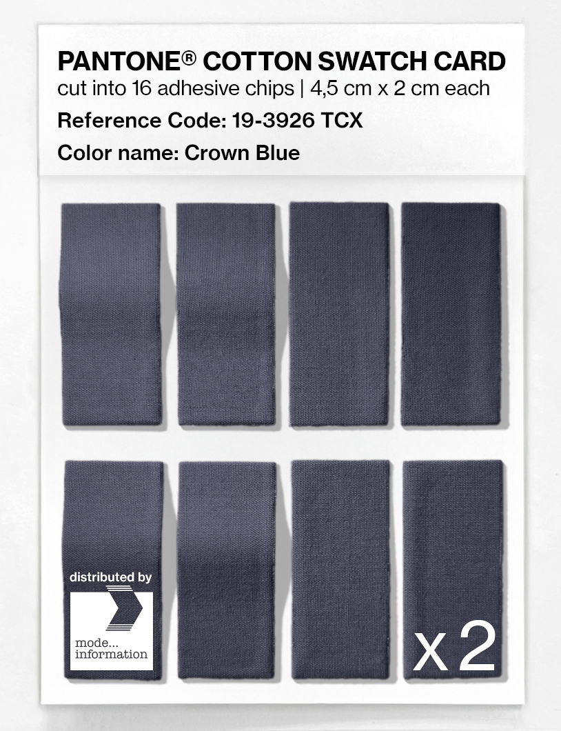 Artikelbild 5 des Artikels “PANTONE® COTTON SWATCH CARD 19-3926 TCX Crown Blue “