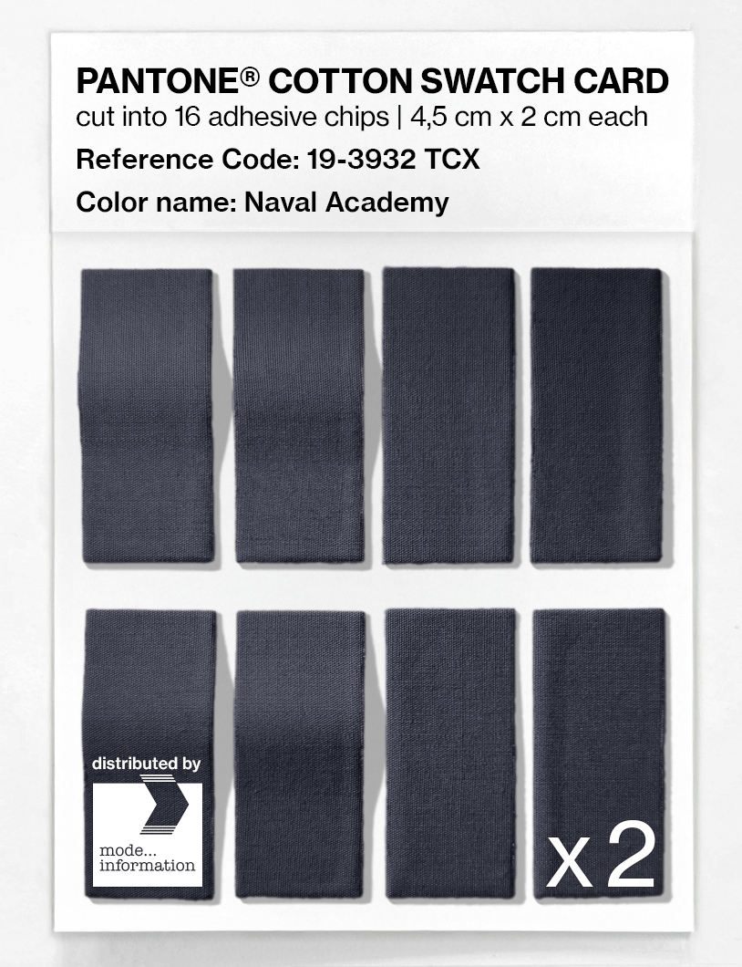 Artikelbild 5 des Artikels “PANTONE® COTTON SWATCH CARD 19-3932 TCX Naval Academy “