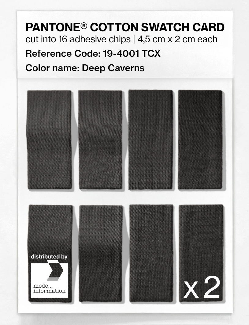 Artikelbild 5 des Artikels “PANTONE® COTTON SWATCH CARD 19-4001 TCX Deep Caverns “
