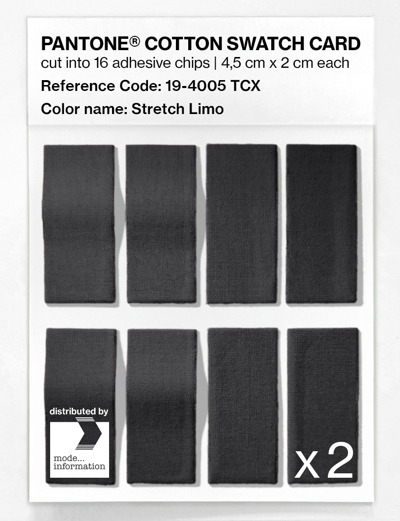 Artikelbild 5 des Artikels “PANTONE® COTTON SWATCH CARD 19-4005 TCX Stretch Limo “