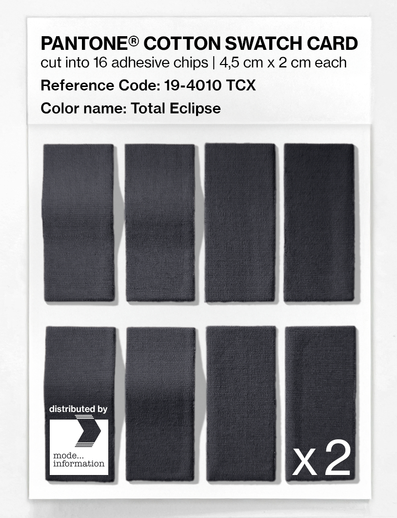 Artikelbild 5 des Artikels “PANTONE® COTTON SWATCH CARD 19-4010 TCX Total Eclipse “