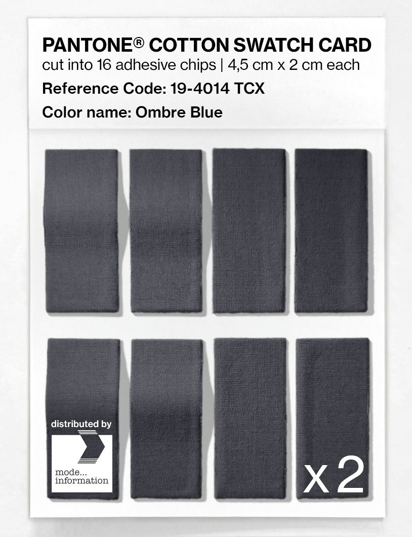 Artikelbild 5 des Artikels “PANTONE® COTTON SWATCH CARD 19-4014 TCX Ombre Blue “