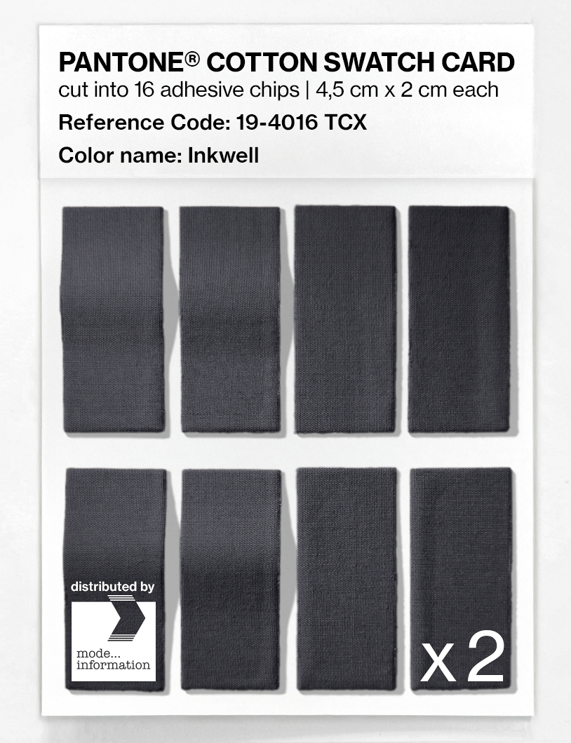Artikelbild 5 des Artikels “PANTONE® COTTON SWATCH CARD 19-4016 TCX Inkwell “