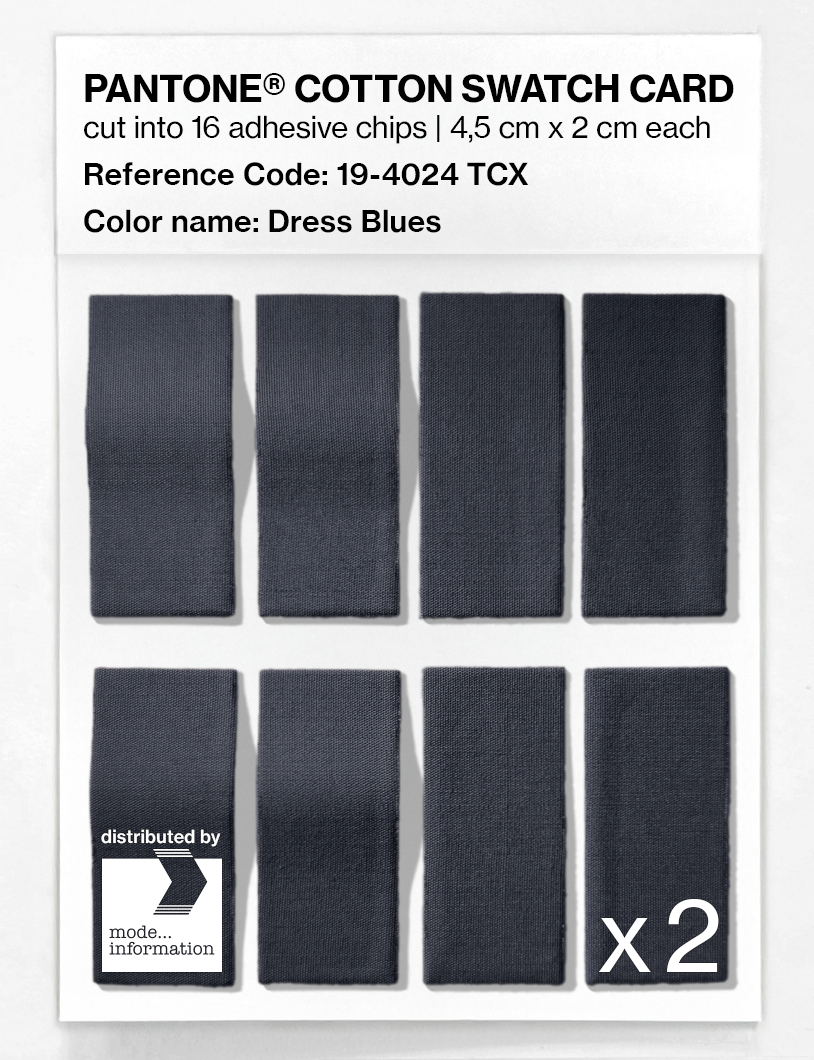 Artikelbild 5 des Artikels “PANTONE® COTTON SWATCH CARD 19-4024 TCX Dress Blues “