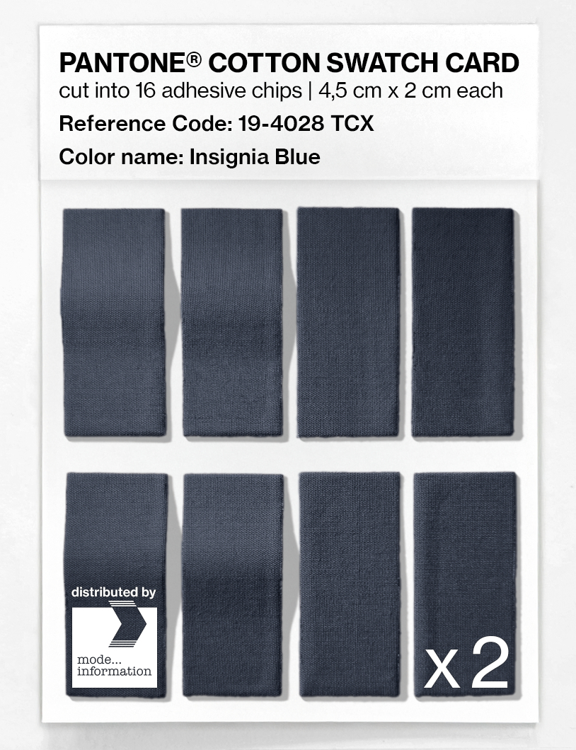Artikelbild 5 des Artikels “PANTONE® COTTON SWATCH CARD 19-4028 TCX Insignia Blue “