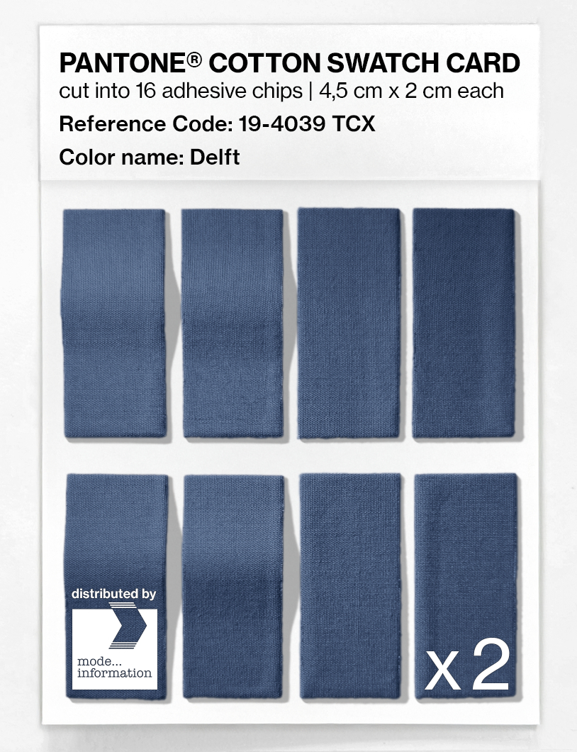 Artikelbild 5 des Artikels “PANTONE® COTTON SWATCH CARD 19-4039 TCX Delft “