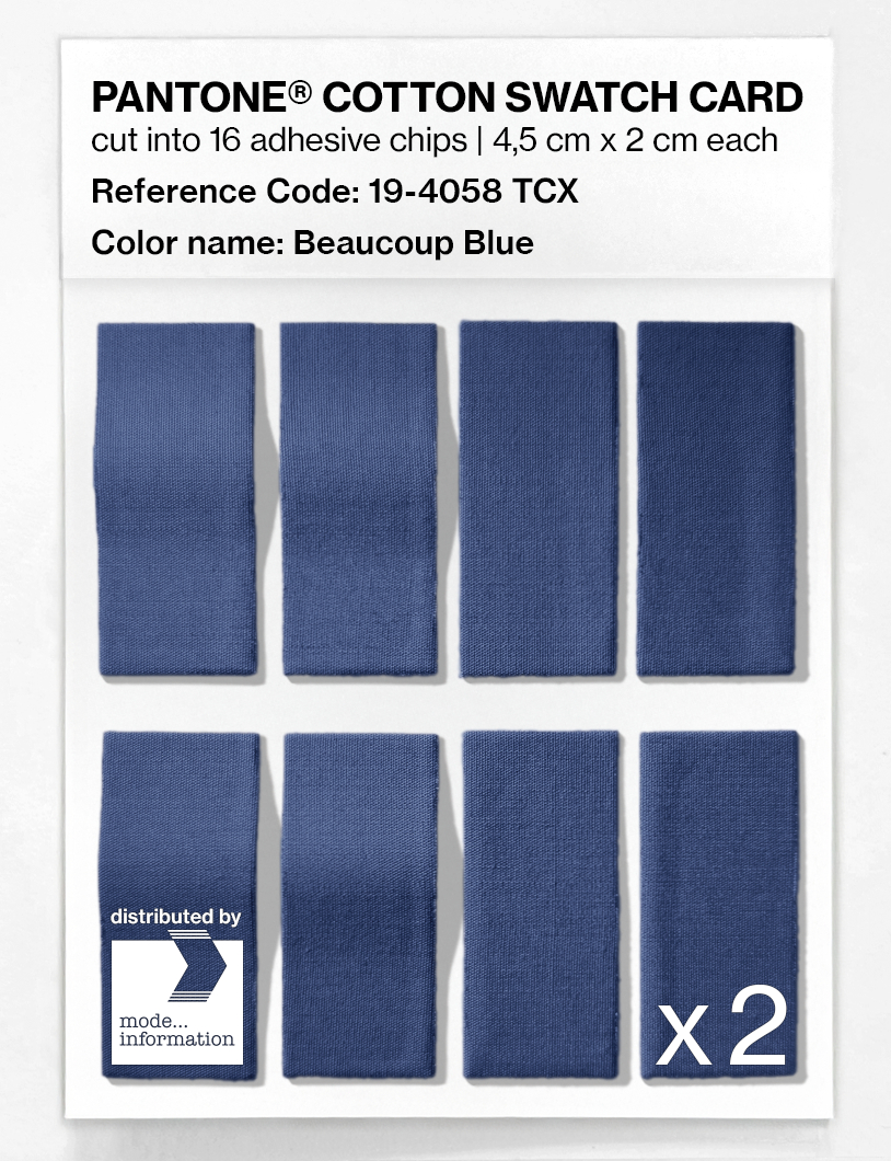 Artikelbild 5 des Artikels “PANTONE® COTTON SWATCH CARD 19-4058 TCX Beaucoup Blue “