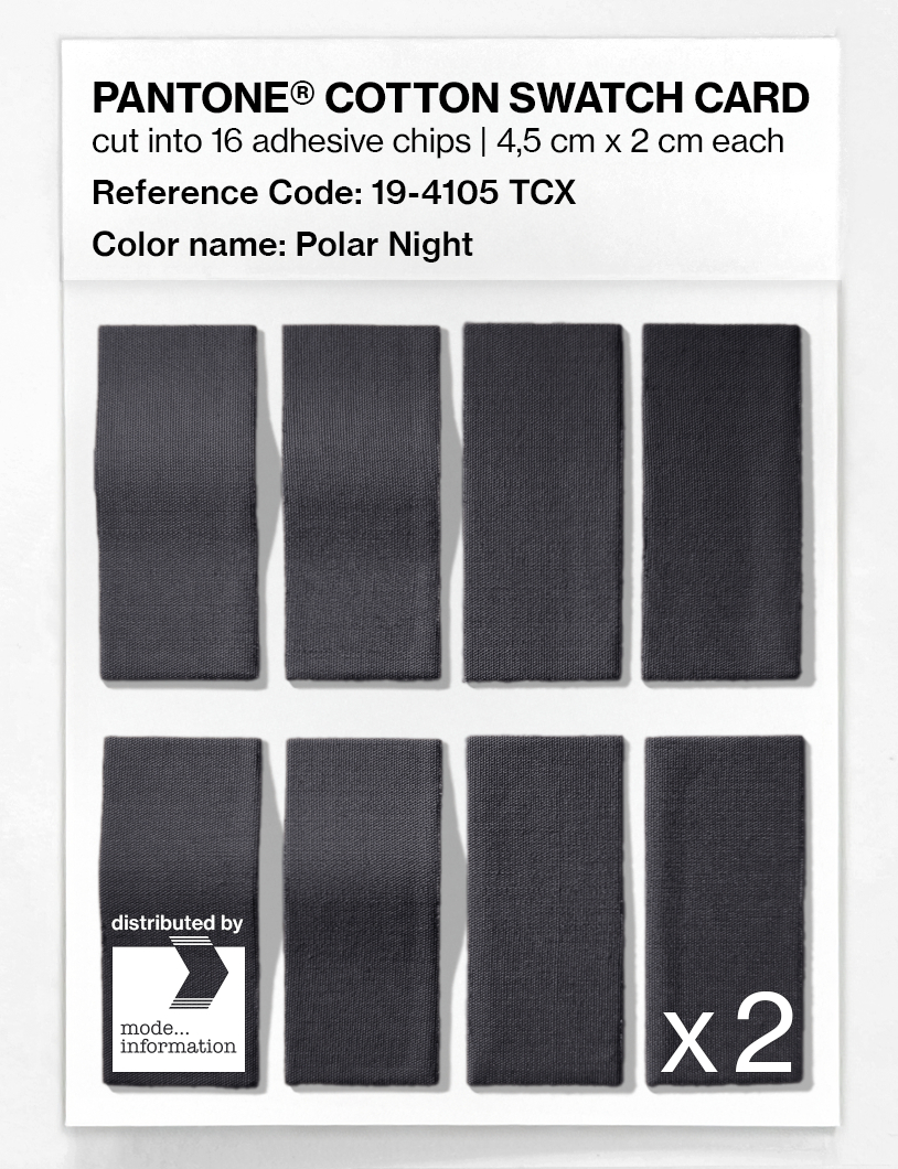 Artikelbild 5 des Artikels “PANTONE® COTTON SWATCH CARD 19-4105 TCX Polar Night “